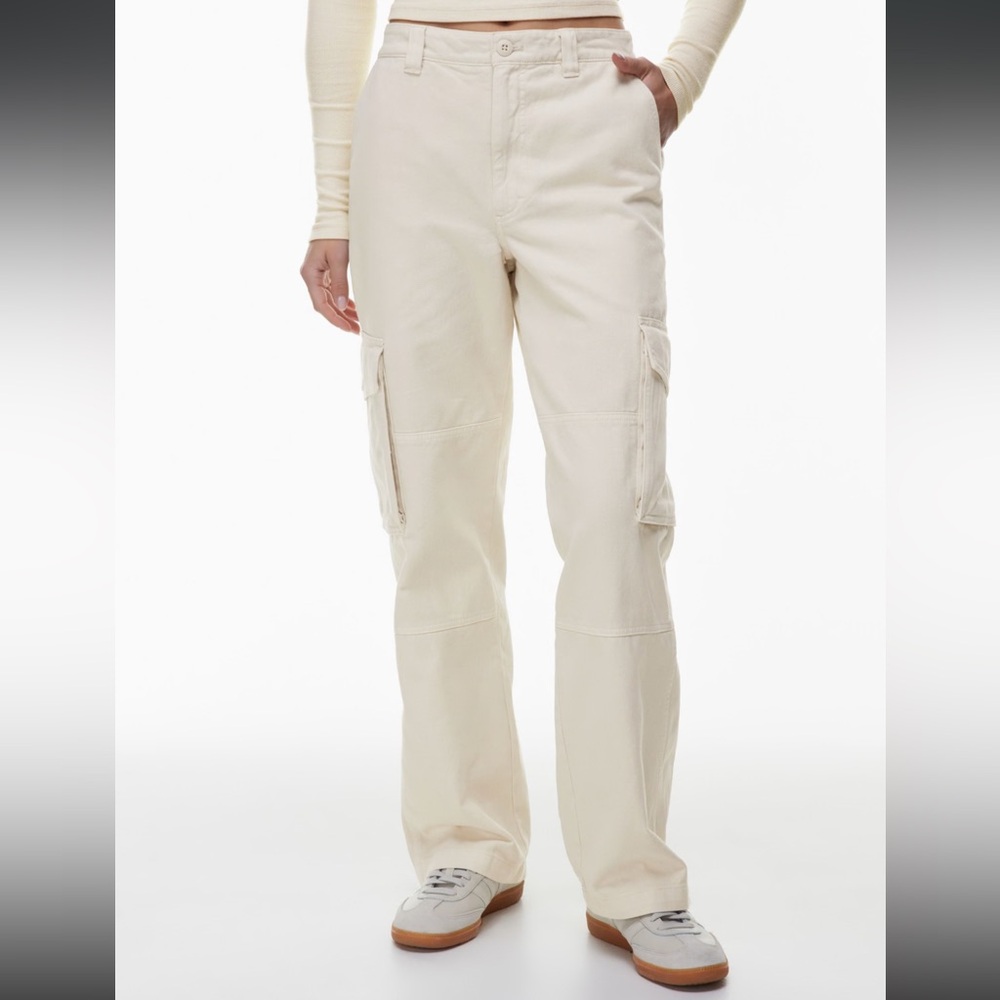 Aritzia TNA Troop Cargo Pant, off-white